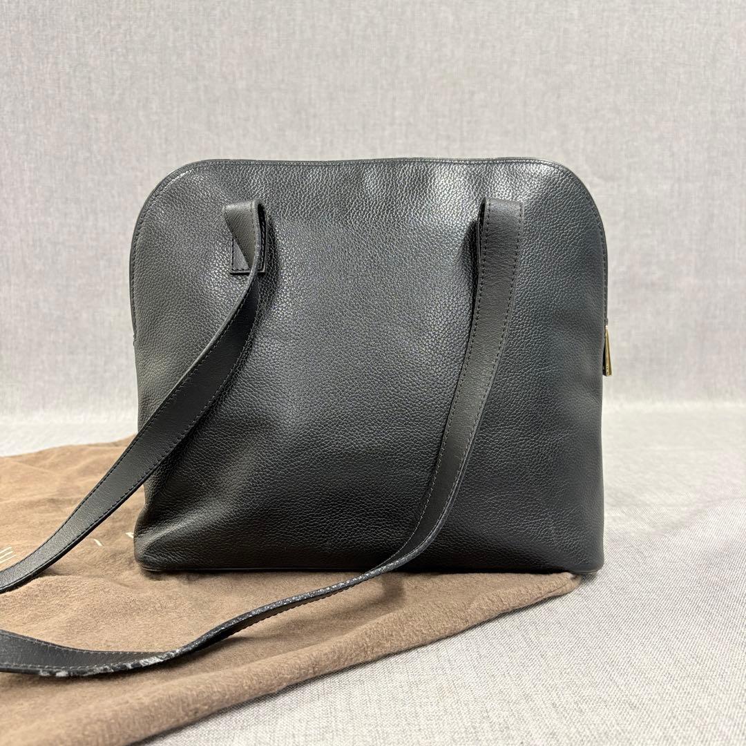 CELINE オールドセリーヌ ショルダーバッグ 黒 マンテル ヴィンテージ