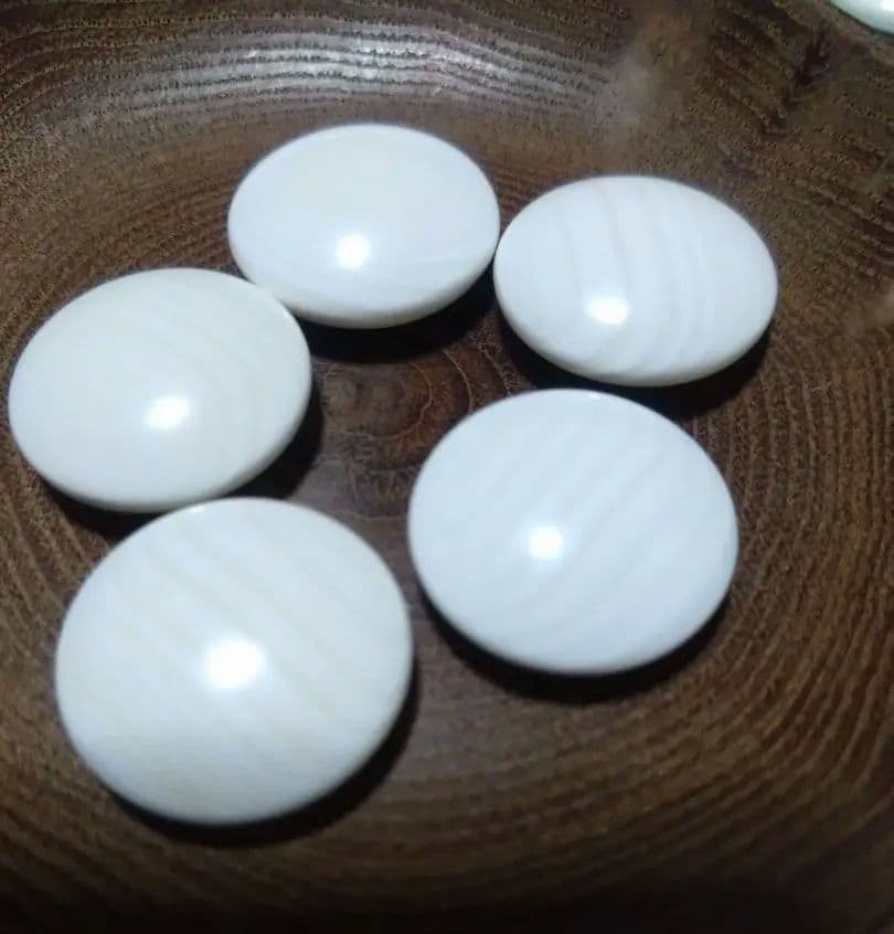 【囲碁】本蛤碁石　那智黒石8.3/8.5ミリ　28号　栗碁笥