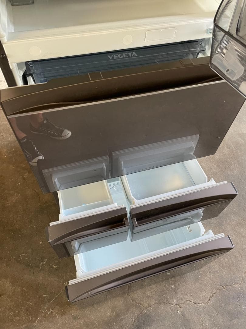 東芝 5ドア冷凍冷蔵庫 465L 2021年製 東芝、幅60cmのスリムで5