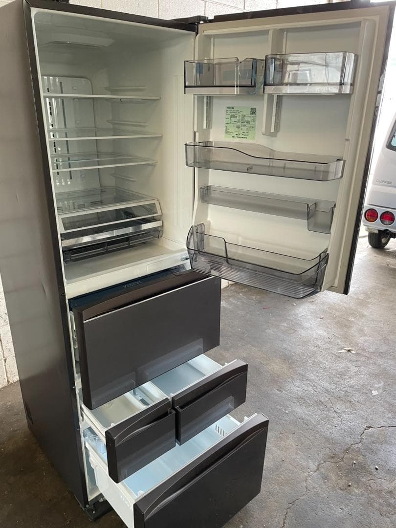 東芝　5ドア冷凍冷蔵庫　465L　2021年製