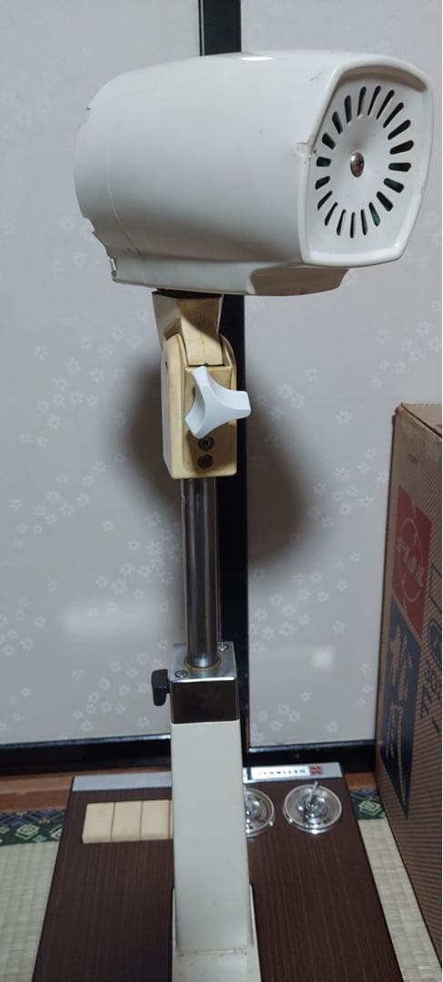 箱付　動作確認済　ナショナル　高級お座敷扇　松風　F-30LZ 木目　扇風機