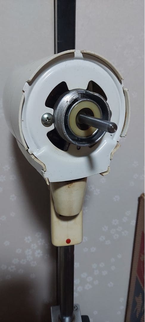 箱付　動作確認済　ナショナル　高級お座敷扇　松風　F-30LZ 木目　扇風機