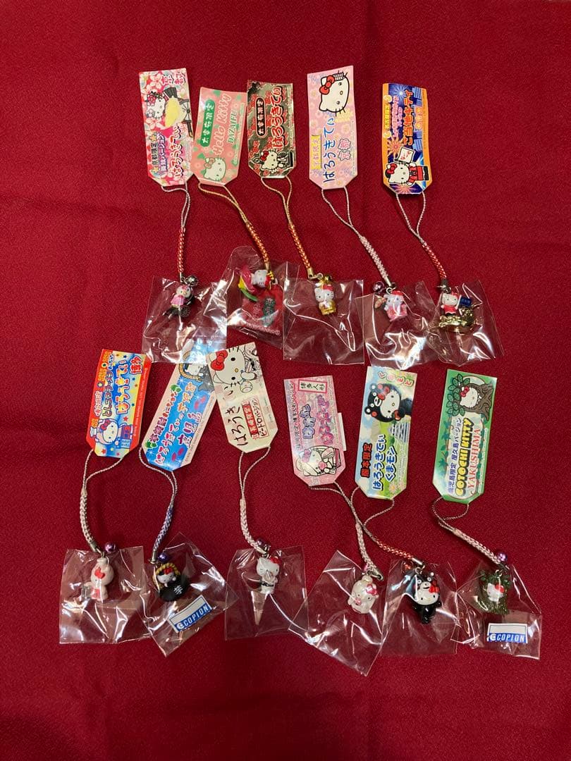ご当地キティ 根付け ストラップ　まとめ売り