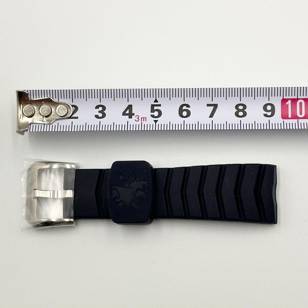 グランドセイコー 純正 交換用 ラバーベルト 約21mm ネイビー