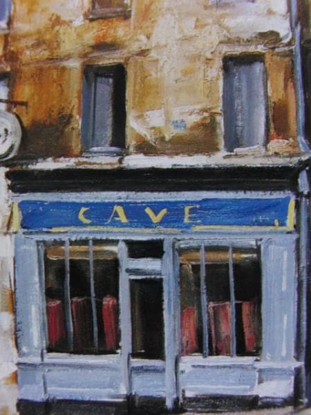 荻須高徳、カーブ、画集より、希少、版上サイン、新品額装