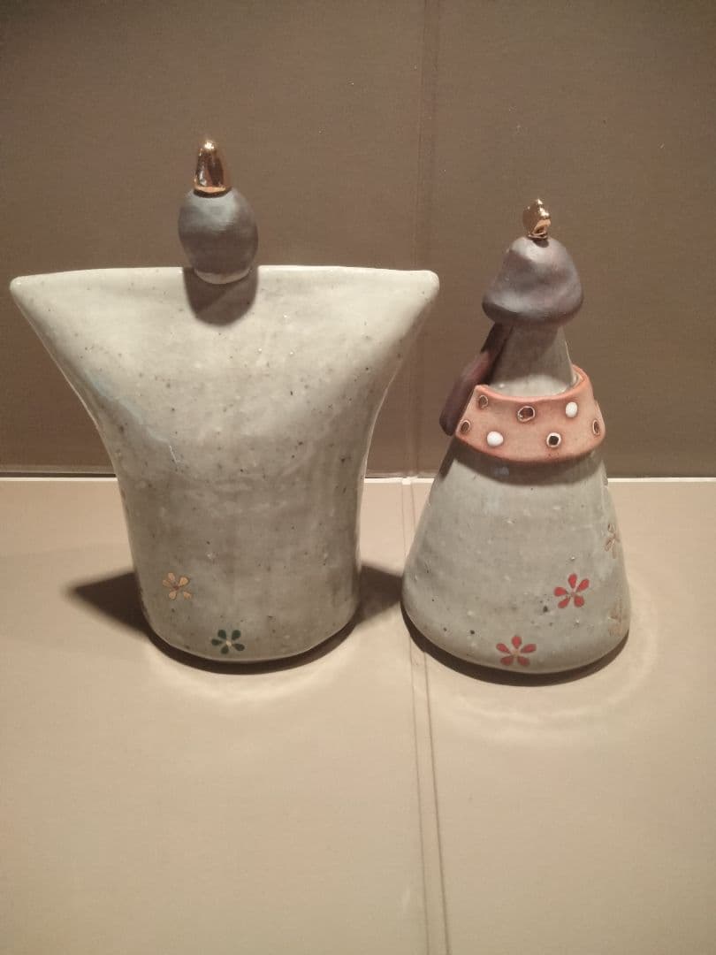 良品good item雛人形（Hina doll陶器作家西崎和子小さいサイズです