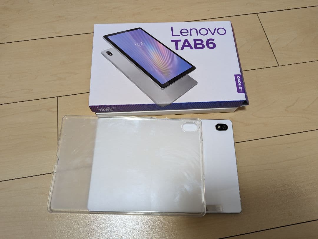 ☆*u様 美品Lenovo TAB6 ムーンホワイト 5G対応 防水防塵 ガラス