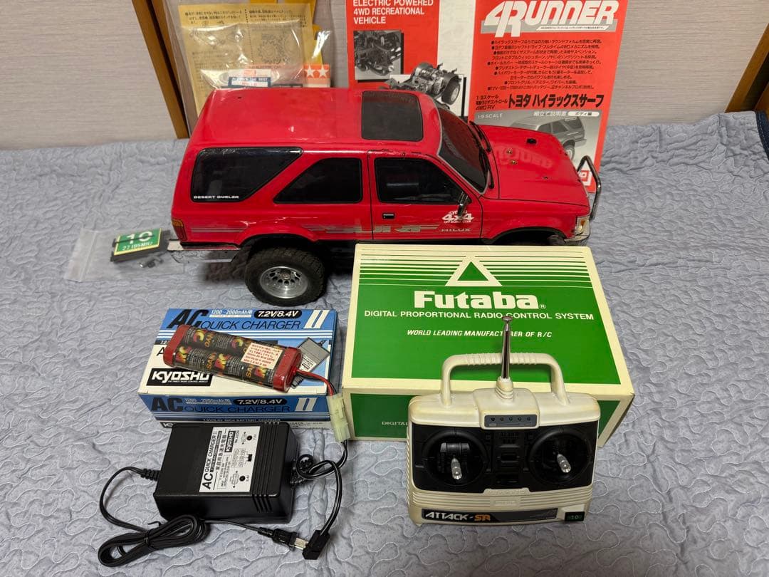 希少！年代物　京商製　1/9 電動ラジコン　ハイラックスサーフ4WD 【稼動品】