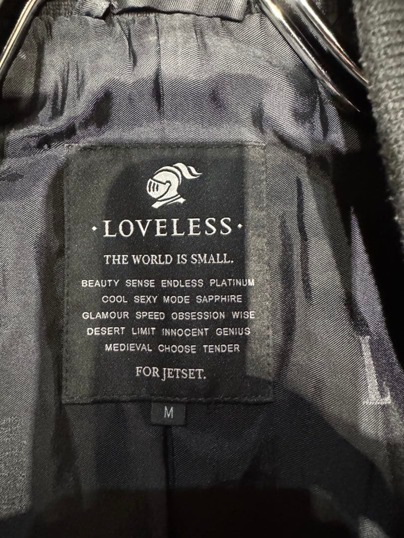 LOVELESS ラブレス ダブルジップ シングルライダース M