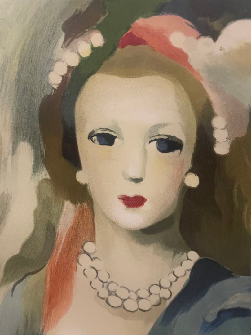 マリー•ローランサン リトグラフ 作品名 婦人 エディション50/100