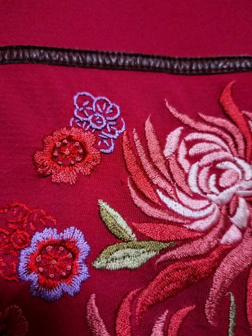 【Vivienne Tam】 花柄　刺繍　チャイナ　タンクトップ　ノースリーブ