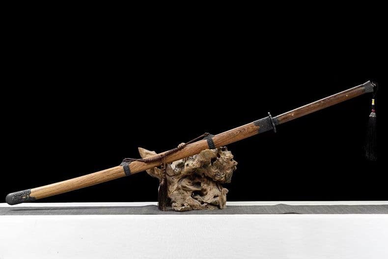 苗刀 繍春刀 牛尾刀 手鍛造打 鋼刀 冷兵器 古兵器 刀装具 護身工具 両手刀