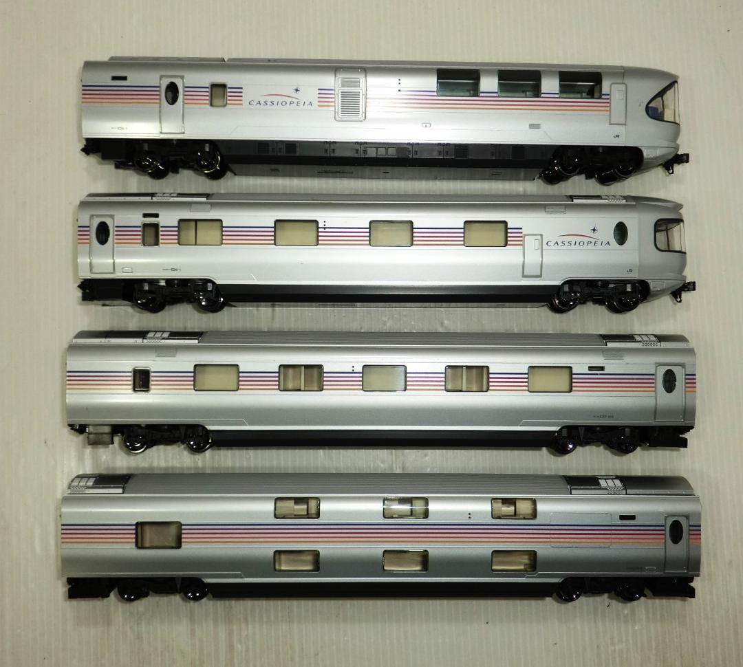 TOMIX HOゲージ 寝台特急 26系カシオペア 4両基本セット 車輛のみ現状