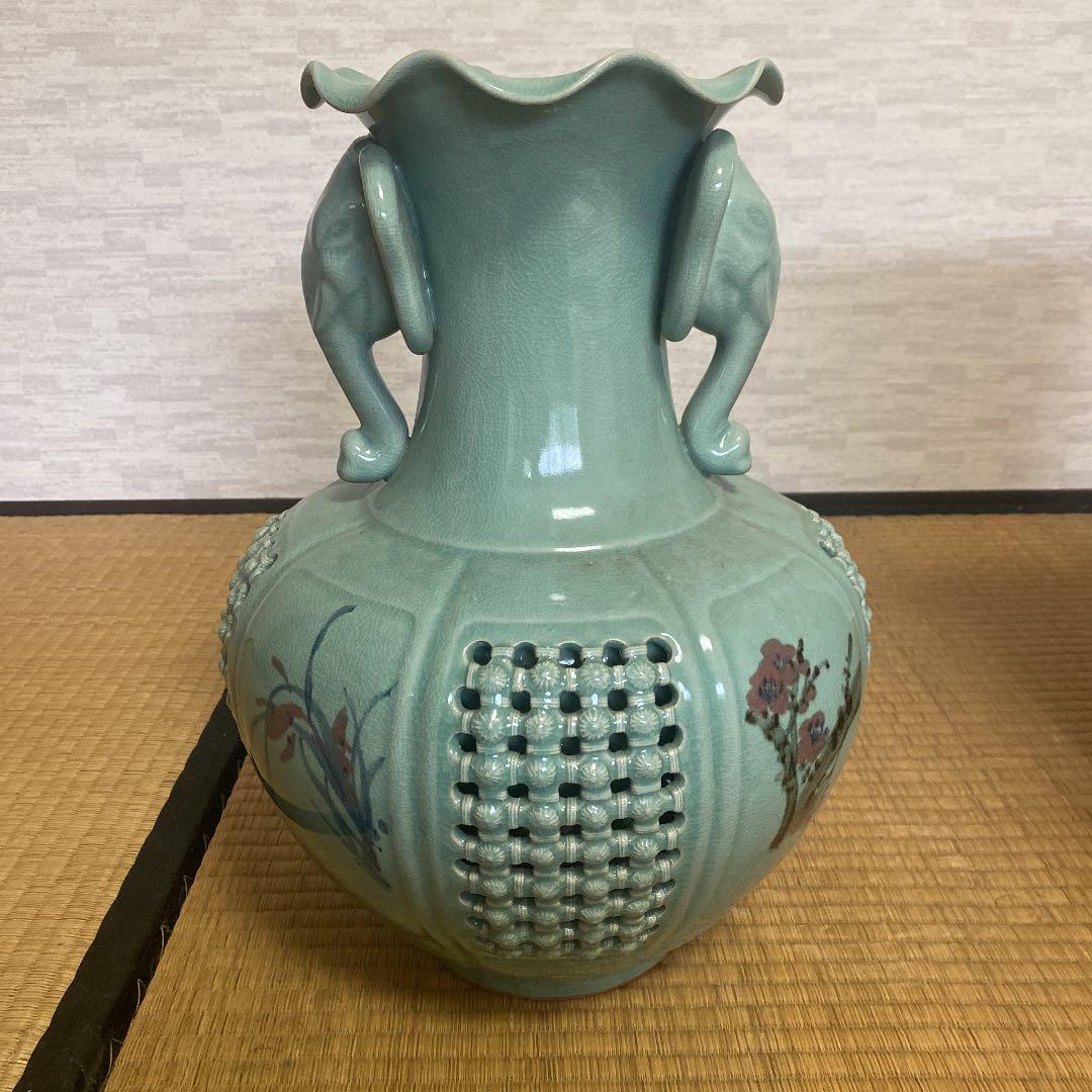 アンティーク 高麗青磁 花器