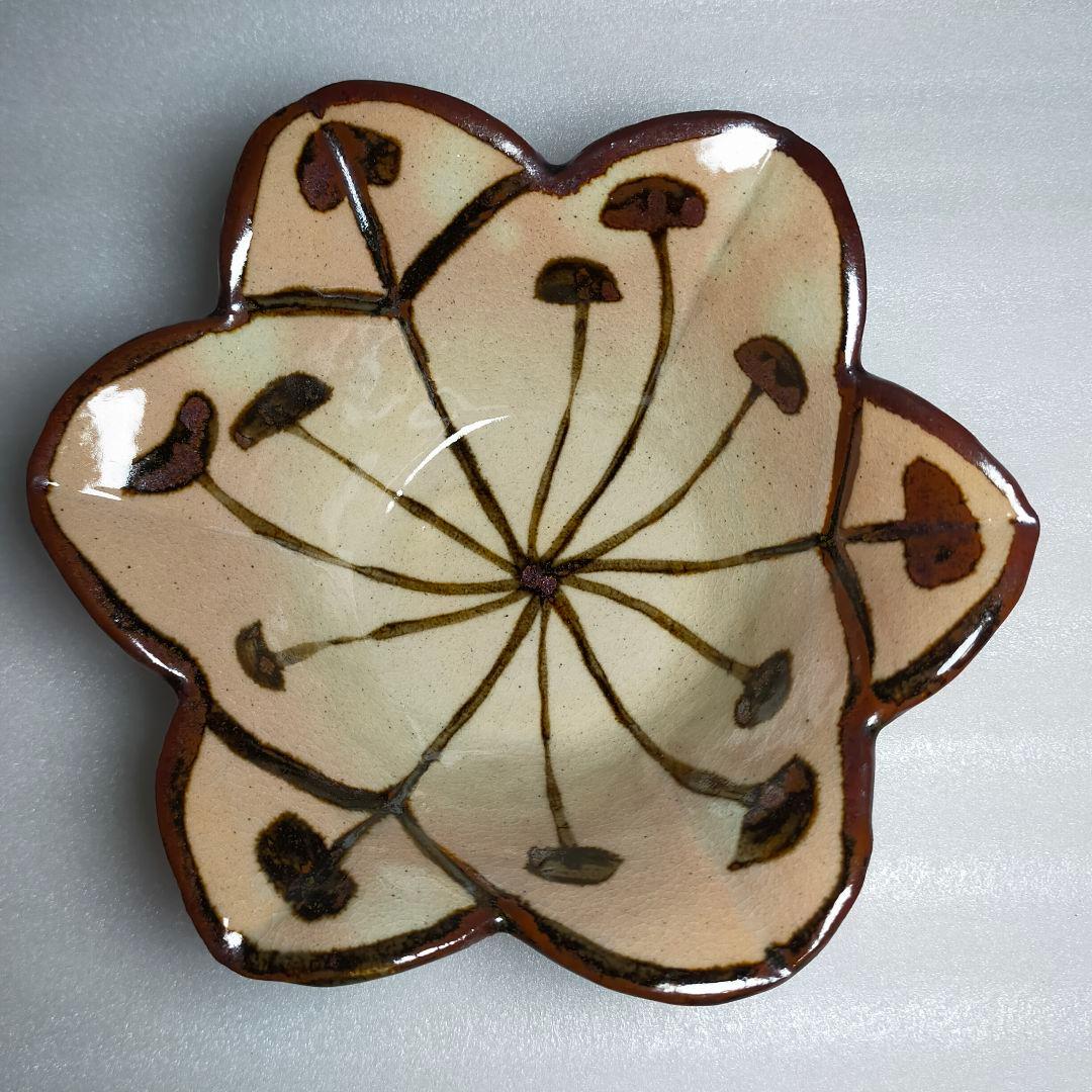 尾形乾山写しの逸品　 百合形向付1客