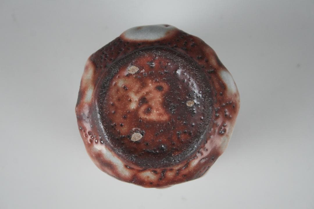 美濃焼 加藤 健 赤志野ぐい呑 11 美濃焼 加藤 健 赤志野ぐい呑 11