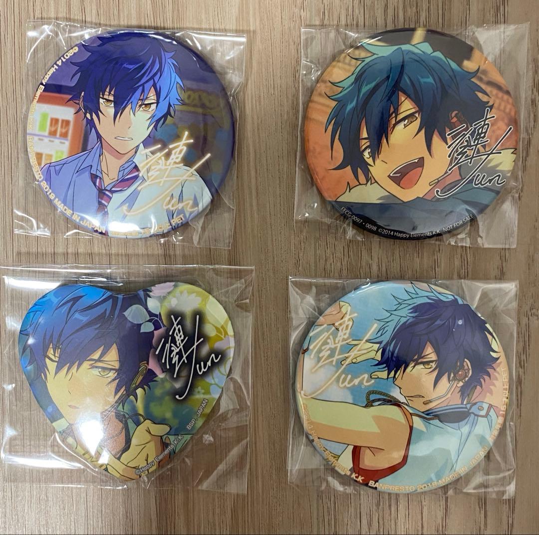 缶バッジセット 漣ジュン アルバム缶バッジ ハート缶バッジ 4種類 Eden