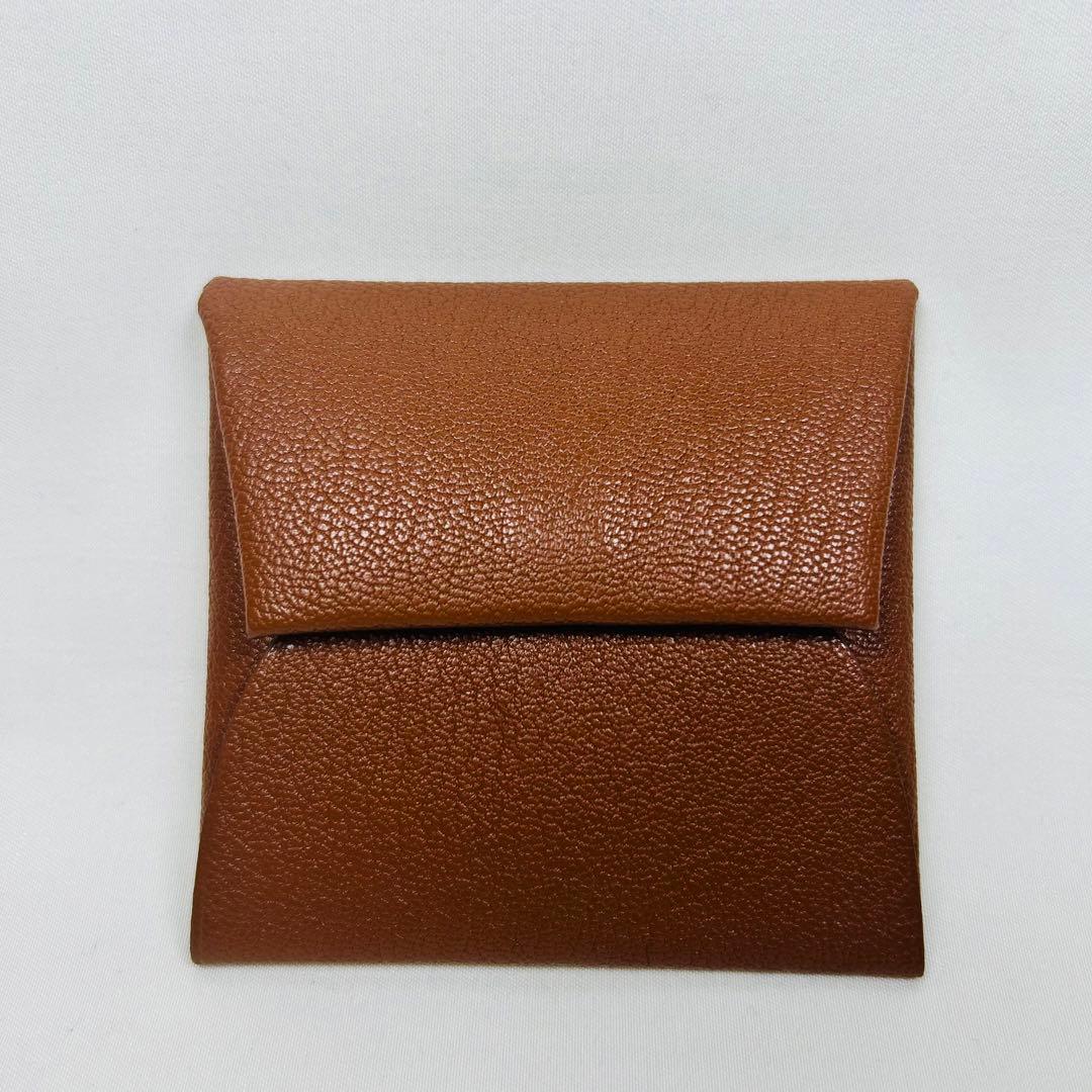 【未使用級】HERMES エルメス バスティア ケース 小銭入れ ブラウン