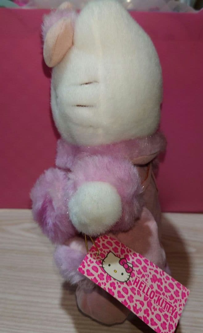 ハローキティ　バックスキン　ドール　ぬいぐるみ　サンリオ