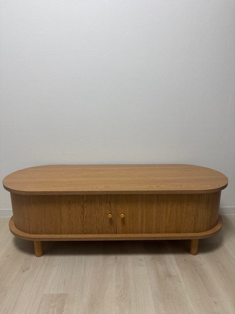 POPROOM 蛇腹ウッドテレビボード R1598 テレビ台 韓国 完売品 - メルカリ