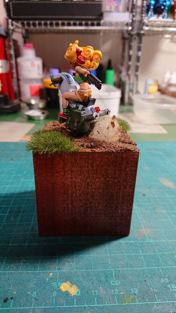 メカコレクション　ドラゴンボール　ランチの一輪バイク