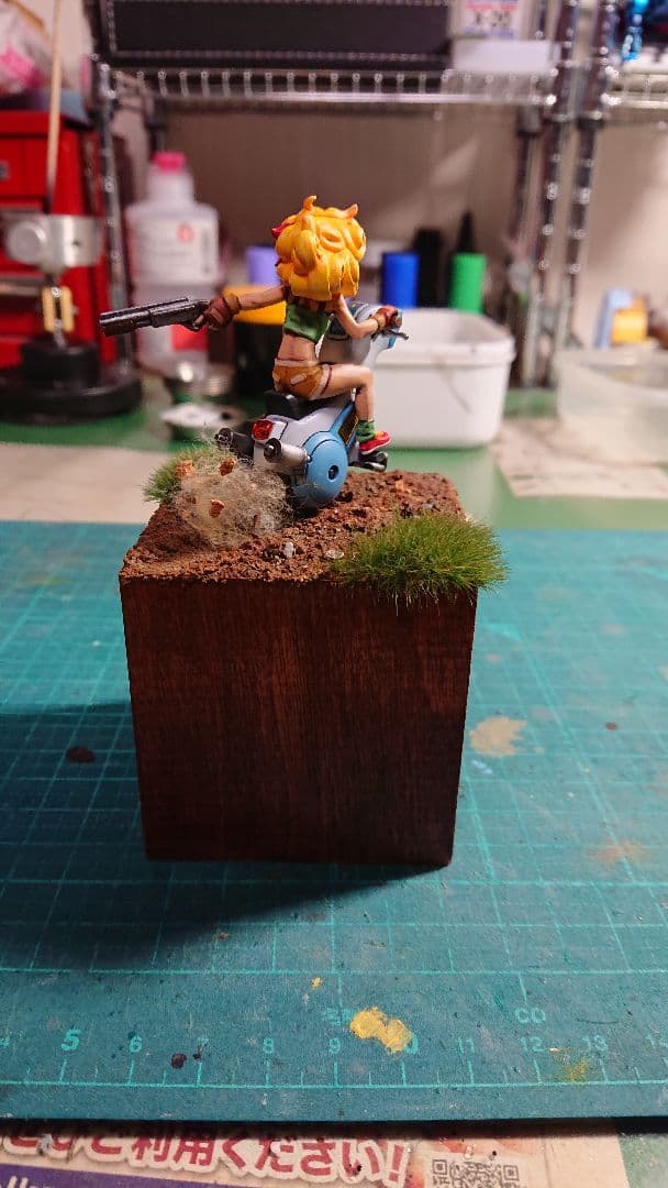 メカコレクション　ドラゴンボール　ランチの一輪バイク