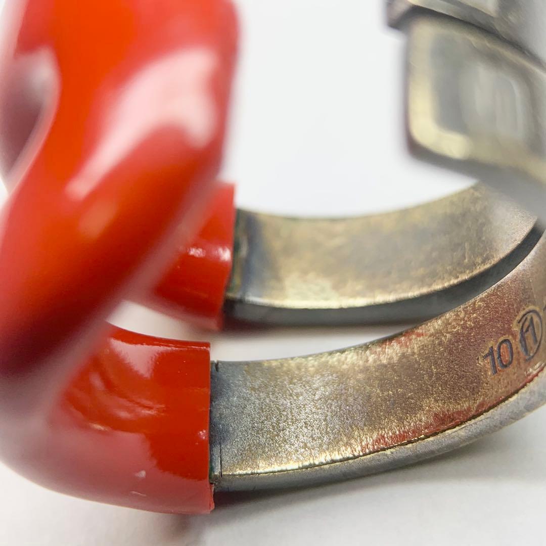 希少 2010AW メゾンマルタンマルジェラ マグネットリング 真鍮 20号相当