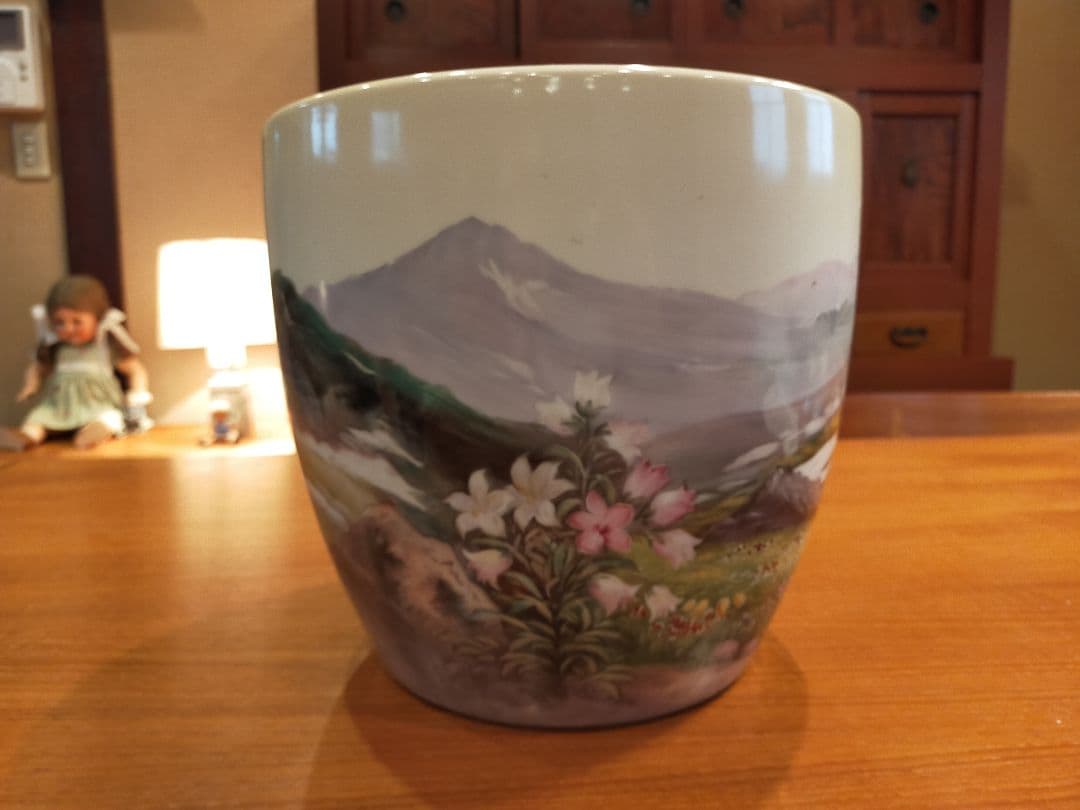 オールドノリタケ 花柄 火鉢 HK-a-05596 / 日陶 noritake アールデコ