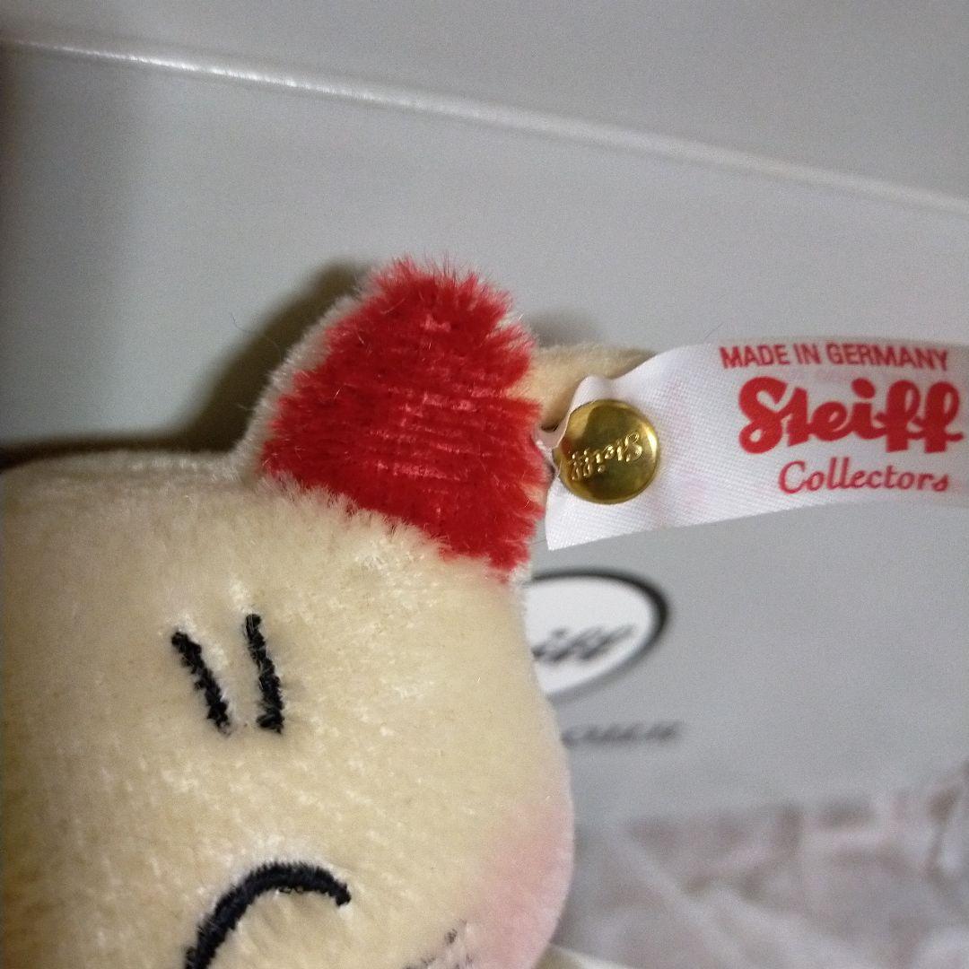 白タグ 招き猫 開運 招福 15tcm Steiff シュタイフ 証明書付