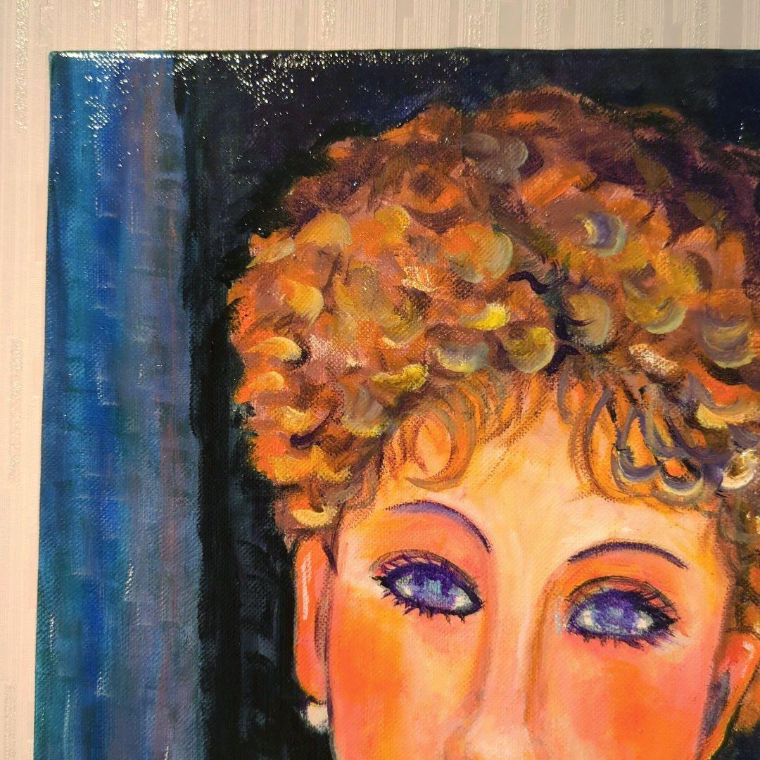 キャンバス油絵 専用 ショートヘアーのパリの女性 モディリアーニ 名画