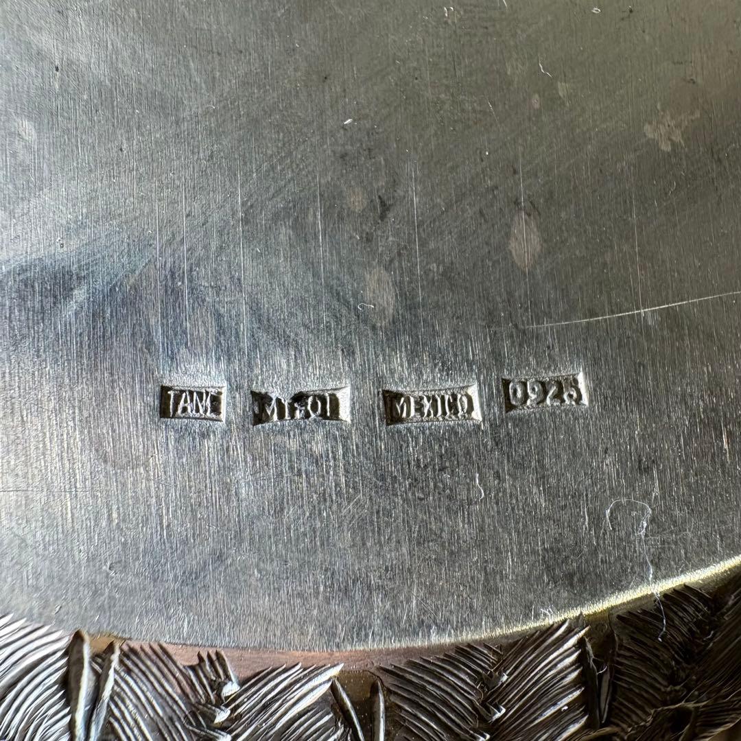 工芸品 MEXICO TANE SILVER 925 VINTAGE SWAN BOWL