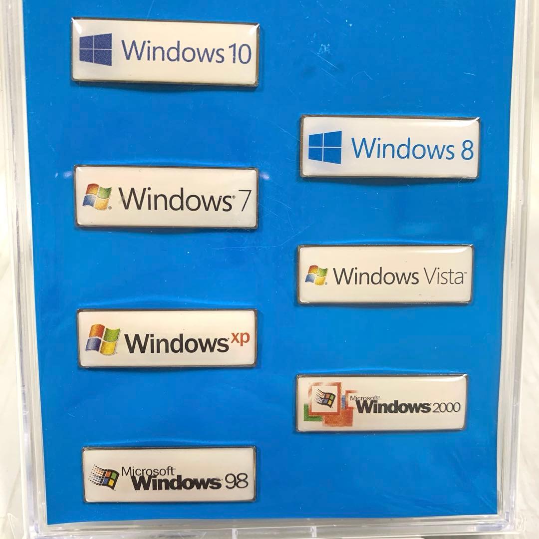 Windows 10 pro 歴代ロゴ ピンバッジ - メルカリ