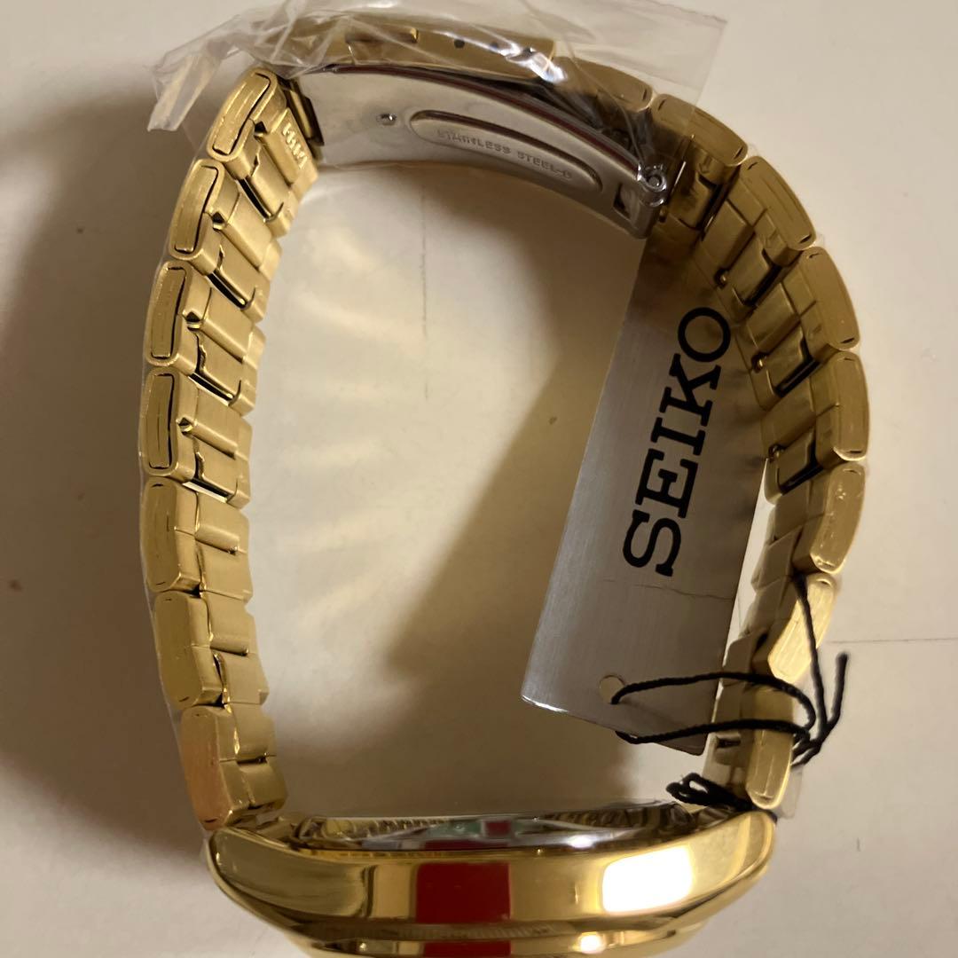新品未使用　セイコー5 SNKL48K ゴールド　裏スケルトン