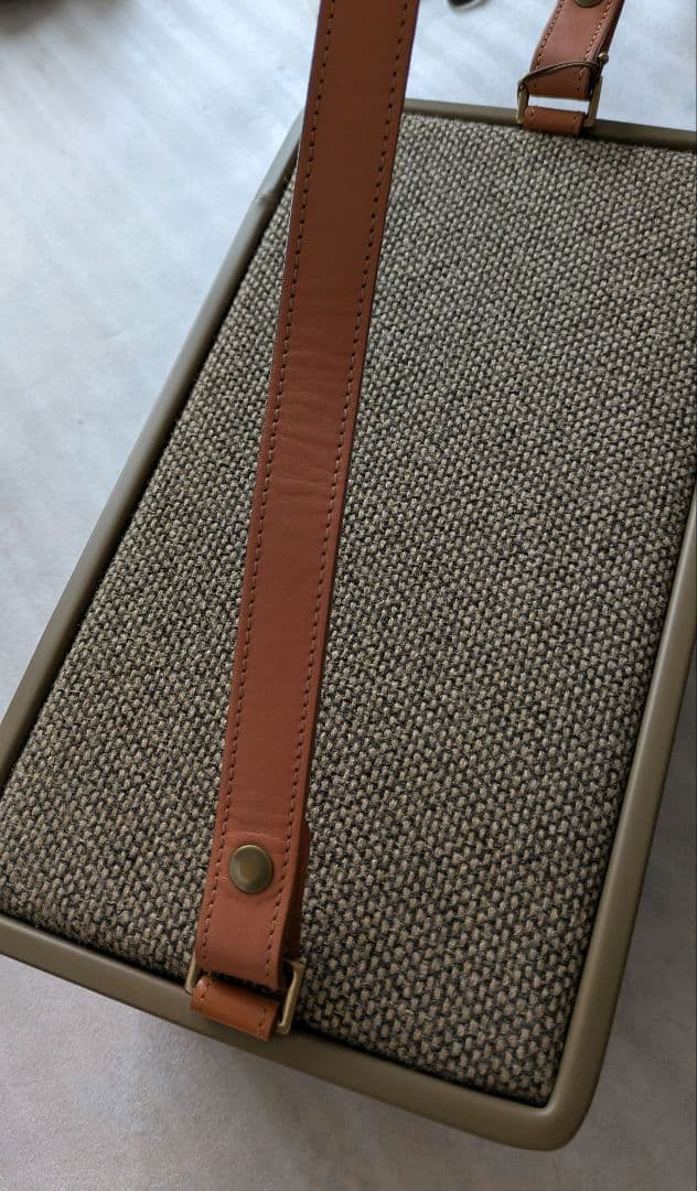 Hartmann　コスメティックケース　メイクボックス　ツイード