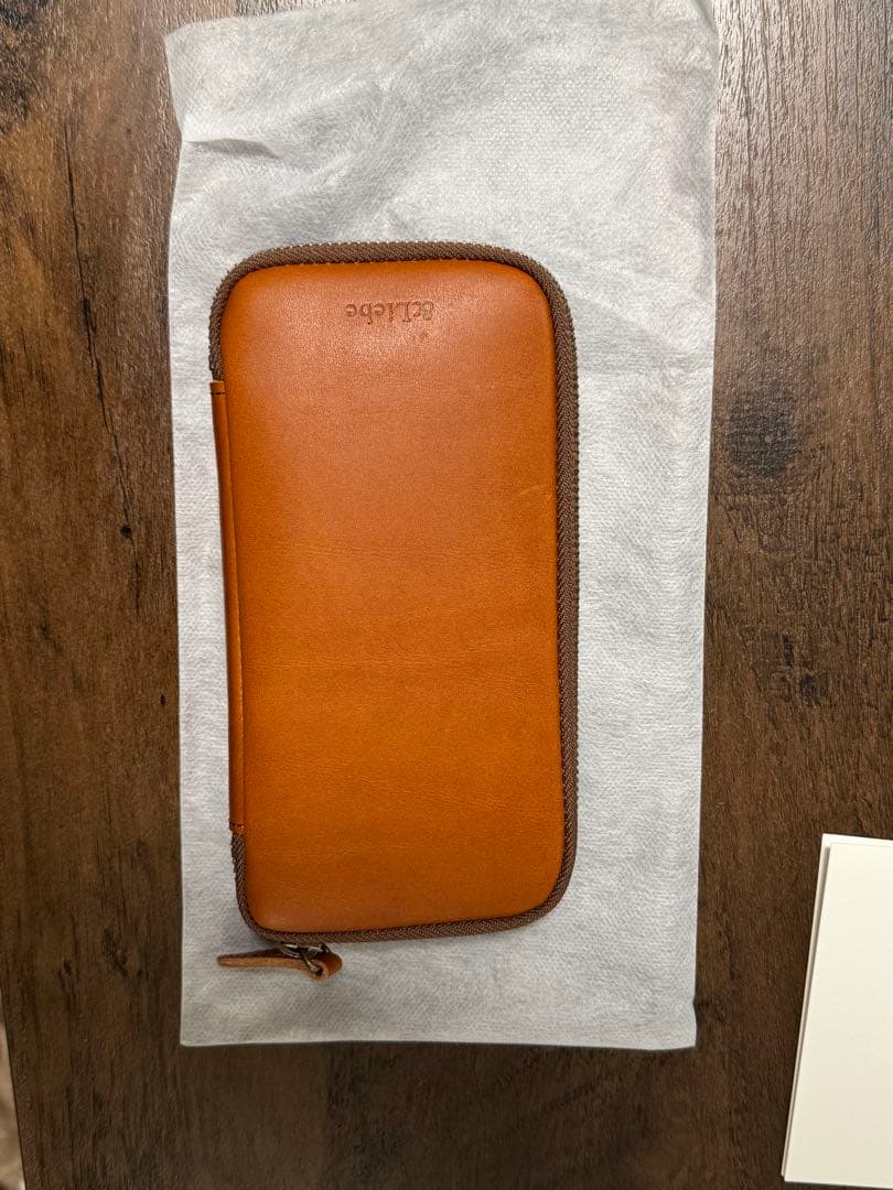 &Liebe アンドリーベ ジップペンケース スムースブラウン 筆記具