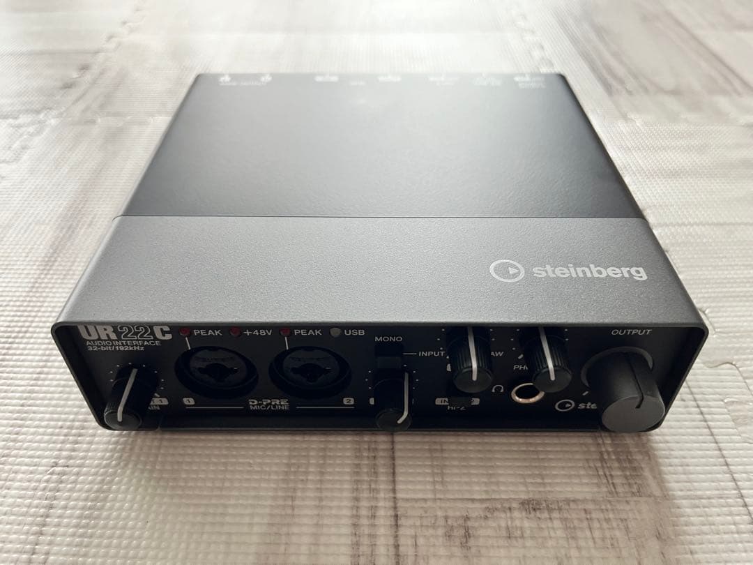 Steinberg IF UR22C グレイ&ブラック(付属品完備) Steinberg IF UR22C