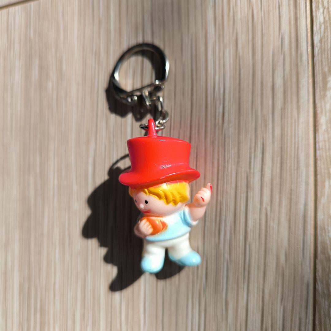 【激レア・製造不良品】モスバーガー モス坊や キーホルダー 昭和レトロ