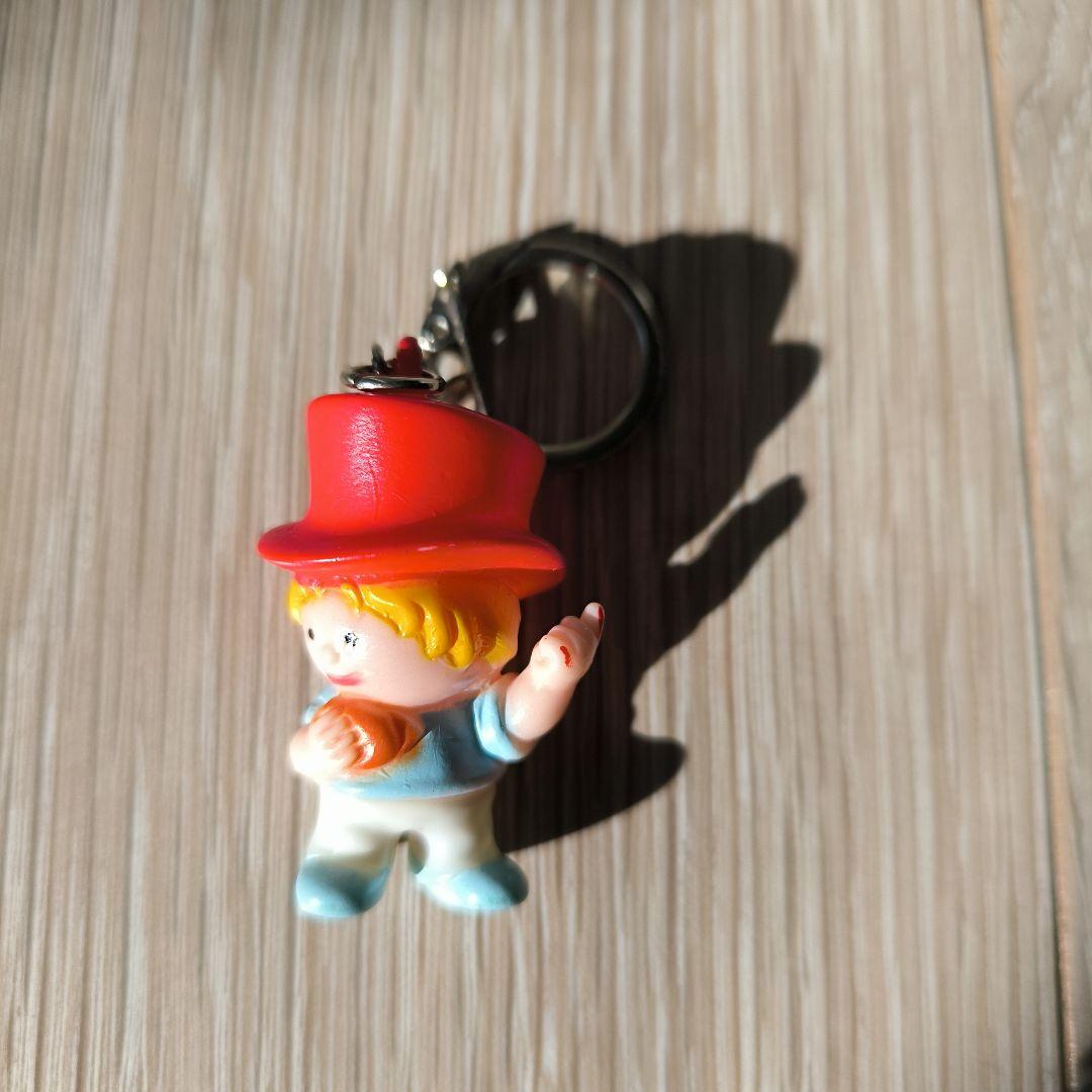 【激レア・製造不良品】モスバーガー モス坊や キーホルダー 昭和レトロ