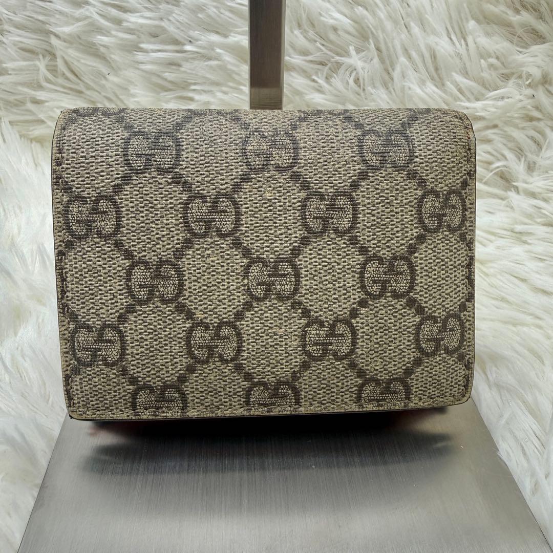 ✨美品✨ グッチ 二つ折り財布 チェリー さくらんぼ PVC GGスプリーム