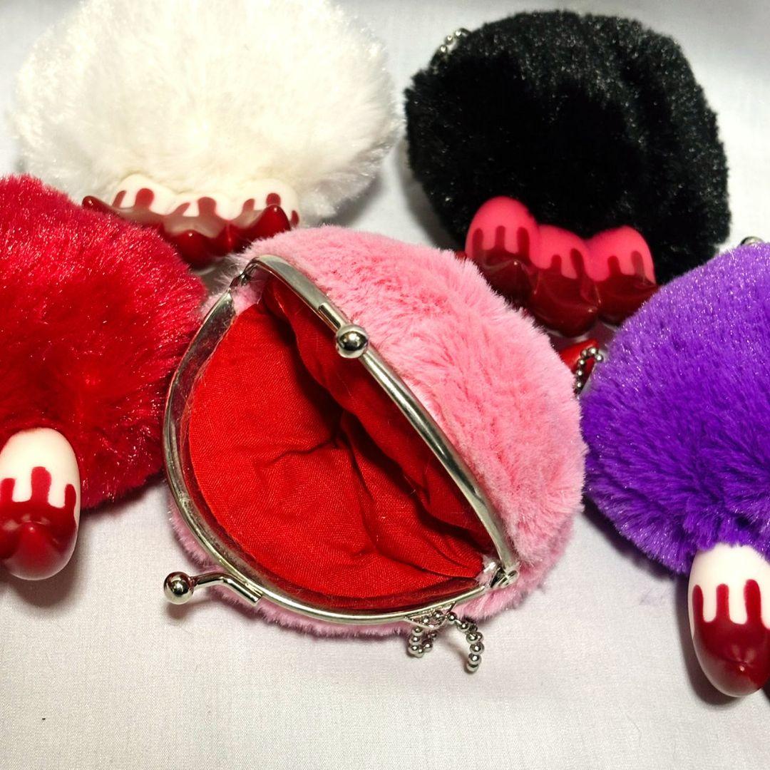 【グルーミー】チャックスGP 爪 手 がまぐち がま口 ポーチ 平成 希少 レア