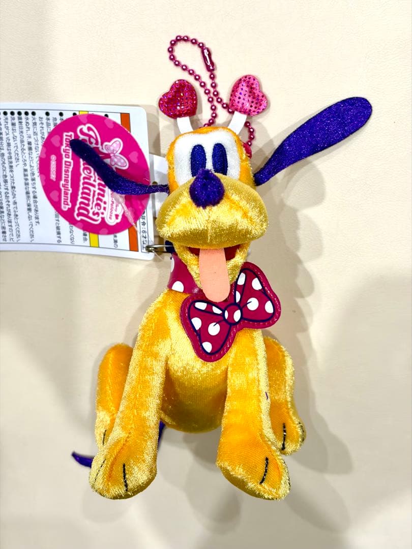 【美品】ディズニー パルパルーザ ミニー ファンダーランド ぬいぐるみバッジ