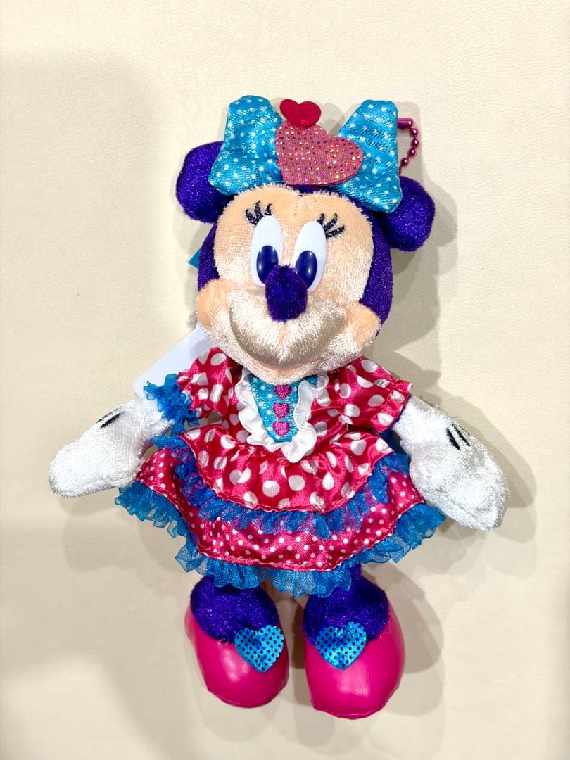 【美品】ディズニー パルパルーザ ミニー ファンダーランド ぬいぐるみバッジ