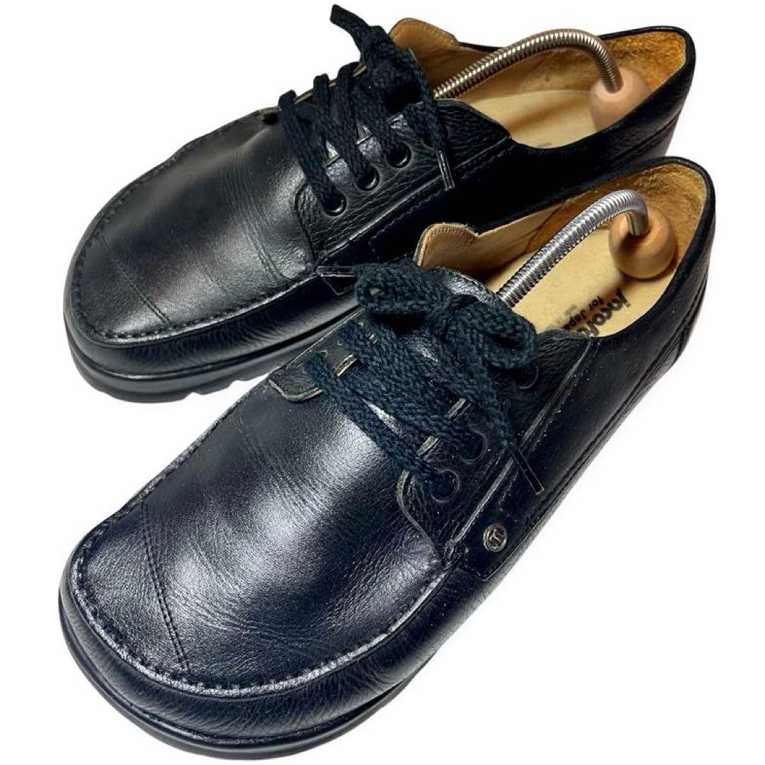 【超美品】jacoform ヤコフォーム レザーコンフォートシューズ 71/2