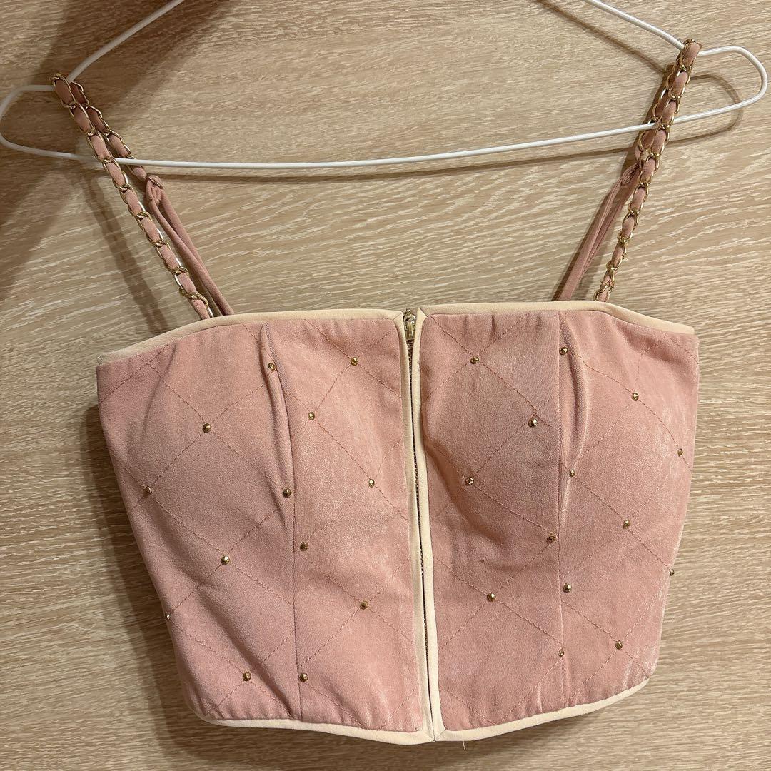 ROBE de FLEURS Glossy セットアップ ピンク