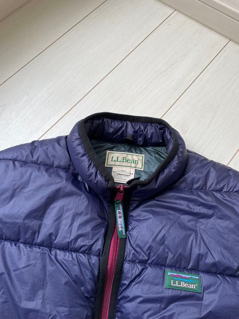 美品 復刻 LLBean プリマロフト ダウンベスト ビンテージ XL