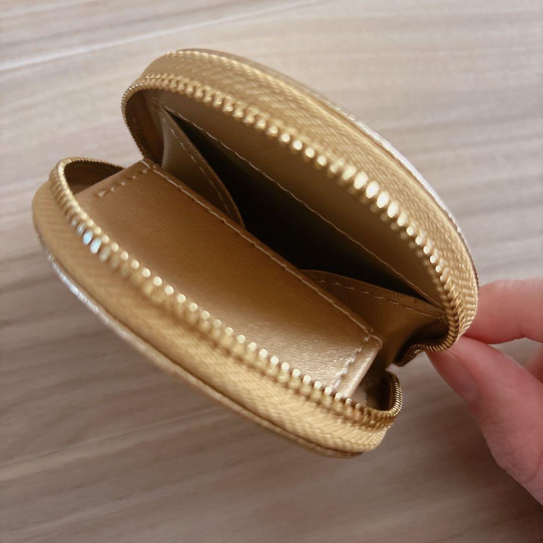 【未使用】 皇居財布 小銭入れ ケース ゴールド