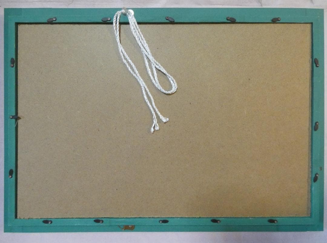 油絵　額付き　田中一村　【 奄美の杜 】手描き　M10