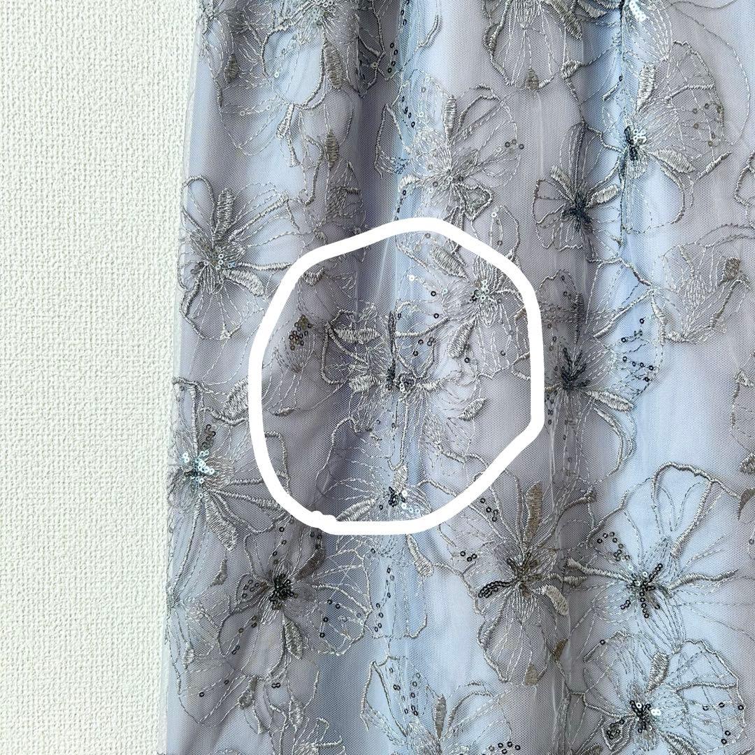 2回着用クリーニング済♡スパンコール パーティー ドレス 結婚式 お呼ばれワンピ