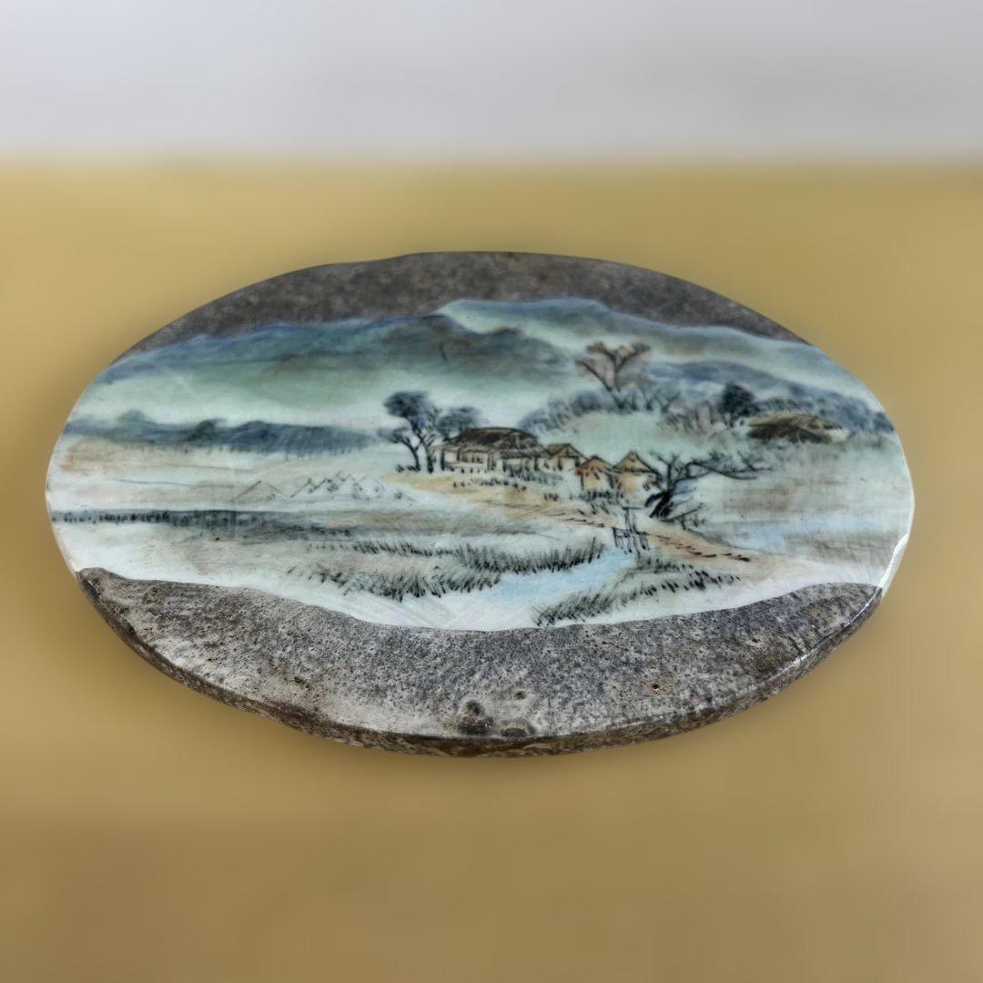 京焼　陶板画　平安萬珠堂(1925年にはパリ万博にも出展) 清水焼　絵画