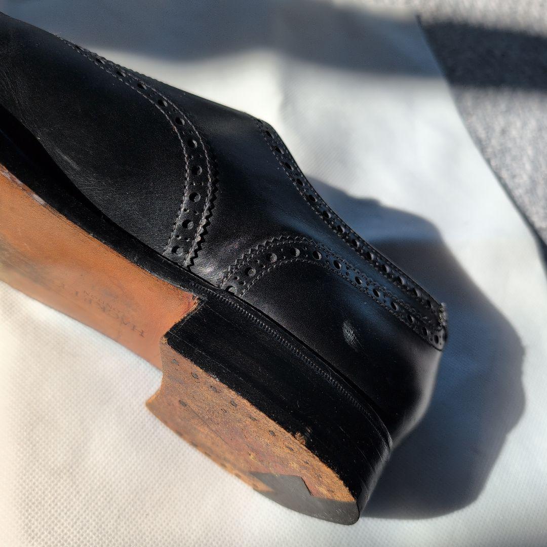 HACKETT ブラック ドレスシューズ イギリス製